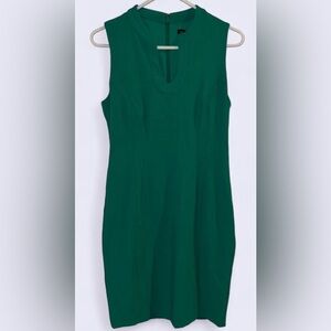 White House Black Market Green Sleeveless Dress
